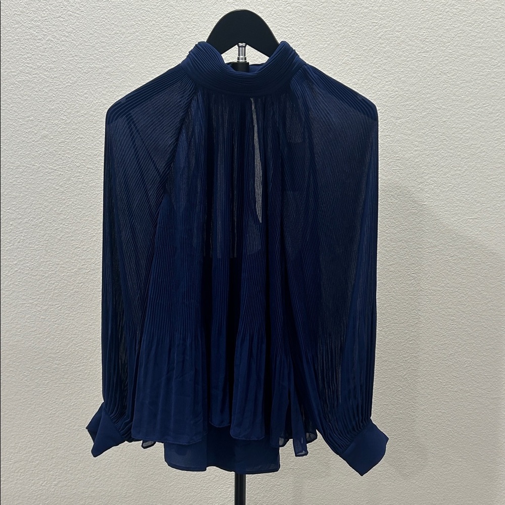 Banana Republic Elegant Navy Blue Women's Blouse